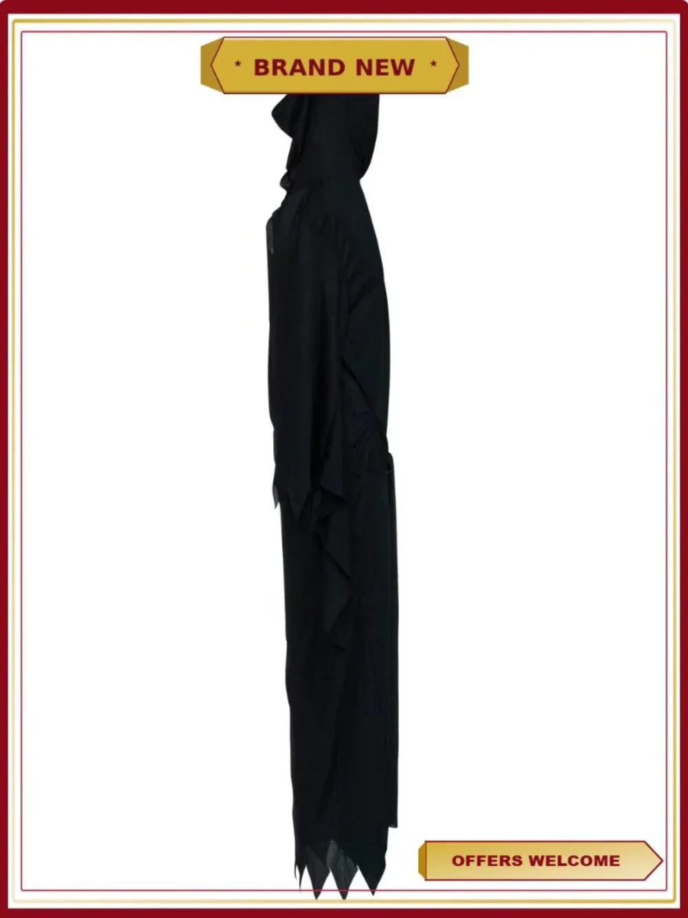 Kids Bleeding Ghost Face Halloween Costume 5-Piece Size L